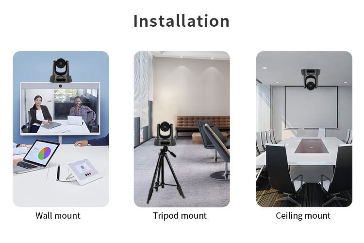 PTZ 20x optical Zoom Video Camera For Live Streaming