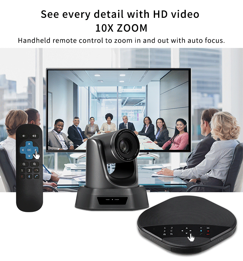 USB2.0 1080p Video Conference Camera for Room Conference System