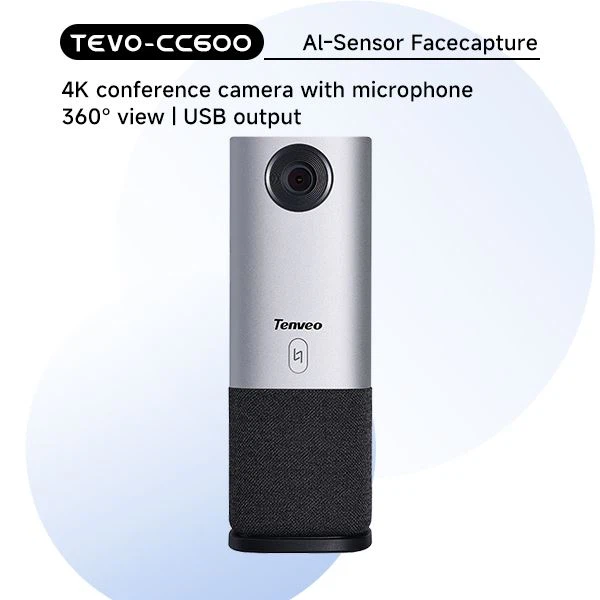 360 βαθμοί Ultra HD 4K Panoramic Video Conference Camera All - σε - μία κάμερα